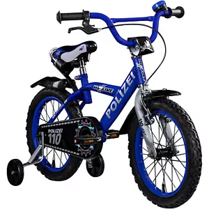 16 Zoll Kinderfahrrad Fahrrad Polizei Feuerwehr Kinderrad Spielrad unisex Hi5 - Bild 1 von 12