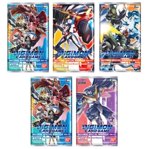 Digimon English Trading Cards - Release Special Booster V1.5 (5 Packs) (BT01-03) - Picture 1 of 1