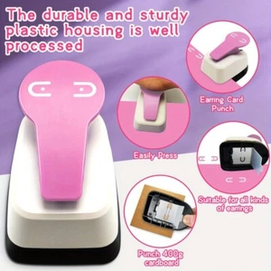 DIY Embosser Metal Punching Machine New Earring Card Hole Punch - Picture 1 of 4