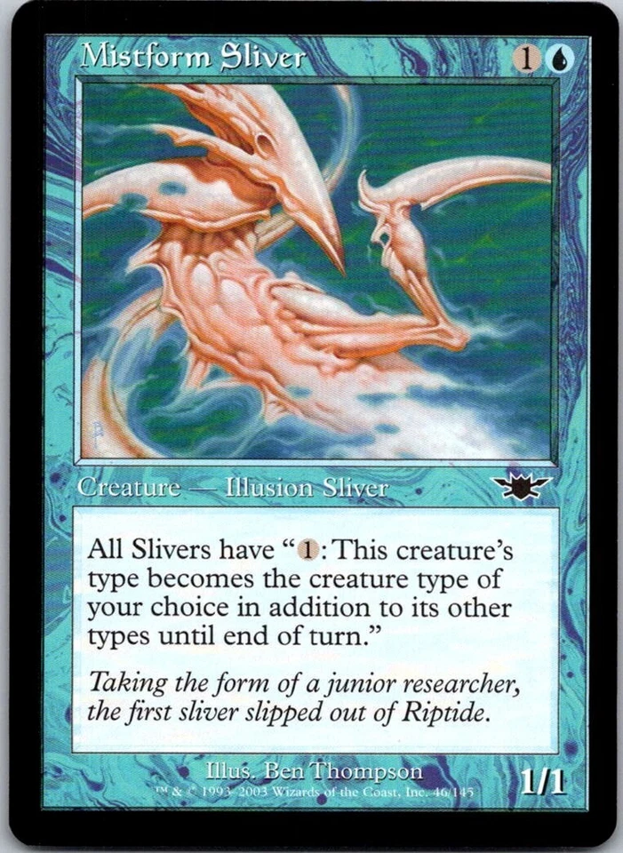 Magic the Gathering Mistform Sliver Legions MTG Free Shipping! - Image 1 of 1