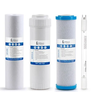 Drinking Water Replacement Filter Set for 4 stage UV Filtration Systems - Picture 1 of 2