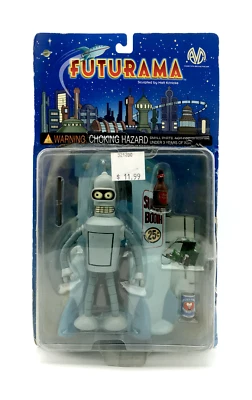 BENDER Futurama Series 1 MAC Moore Action Collectibles w- Suicide Booth Complete - Image 1 of 2