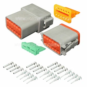 12 Pin DEUTSCH DT04-12P DT06-12S waterproof electrical connector kit - Picture 1 of 3