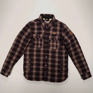 Picture Organic Clothing Hemdjacke Shacket Herren S Knopfleiste Sherpa gefüttert EUC - Bild 1 von 20