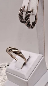 SUPER Único Conjunto de Pendientes Soviéticos Anillo Plata 925 URSS ¡INCREÍBLE! - Imagen 1 de 10