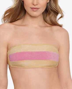 Salt + Cove Junior Bikini Oberteil Metallic Gold Badeanzug Gr. Medium - Bild 1 von 3