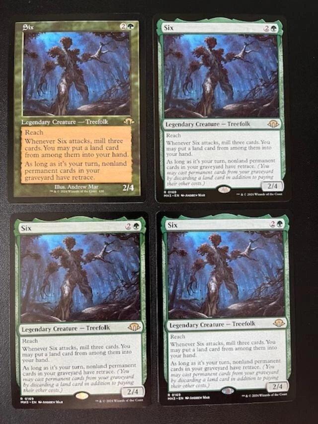 MTG- Six x4 - Modern Horizons 3 (One is Retro Border) - Image 1 of 1