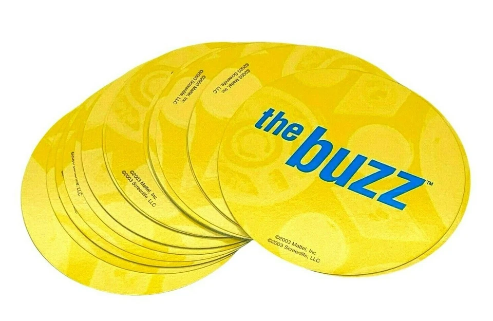 The Original 2003 Scene It? Game Replacement Parts Set of THE BUZZ CARDS ONLY - Image 1 of 1