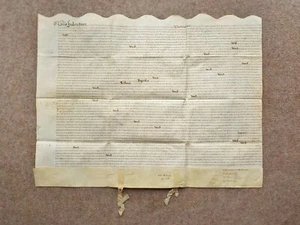 1658 Hertfordshire Stortford Nazeing 17th century Vellum Deed Document Indenture - Picture 1 of 13