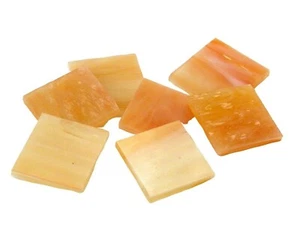 500 Inferno Orange Pearl Opal 1/2" Quadratisch Geschliffen Glas Mosaik Fliese | Schmelzbar 96 - Bild 1 von 1