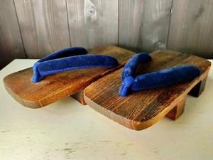 GETA Sandalias Tradicionales Japonesas Kimono Zuecos Paulownia 26cm NUEVAS Hechas en Japón - Imagen 1 de 12