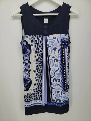 Vestido sangría azul para mujer talla 4 Foto 1 de 4