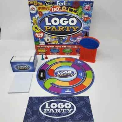 LOGO Party Family Board Game Spin Master 2 Teams - Image 1 of 4