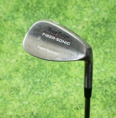 Tour edge fiber sonic pitching wedge PW 50° superspin RH steel shaft golf club - Image 1 of 4