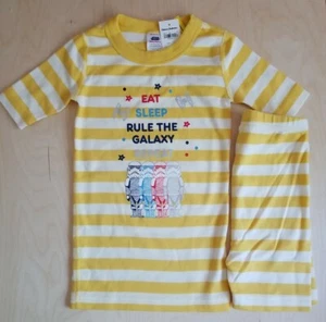 NWT HANNA ANDERSSON STAR WARS STORM TROOPER YELLOW SHORT JOHN PAJAMAS 120 6 7 - Picture 1 of 5