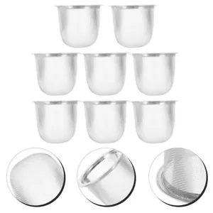 10 piezas filtro de té viaje huevo de té con hojas sueltas colador de té fino - Imagen 1 de 12