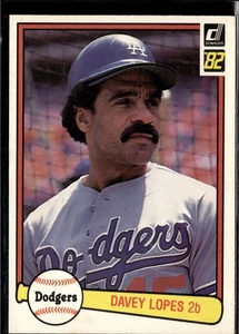 1982 Donruss baseball #327 DAVEY LOPES Los Angeles Dodgers G3 - Picture 1 of 2