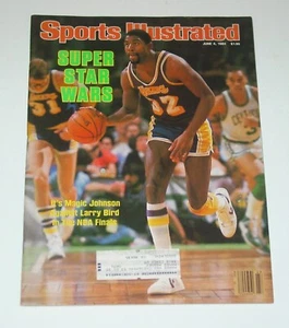 Magic Johnson - Sports Illustrated SI Los Angeles Lakers June 4, 1984 NBA Finals - Picture 1 of 1