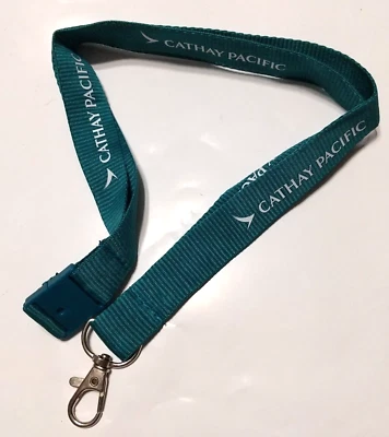 Cathay Pacific Airways Memorabilia Lanyard Neck Strap Keychain - image 1 of 4