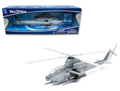New Ray Sky Pilot Boeing CH-46 Sea Night Marine Helicopter 1:55 Grey 25893 - Image 1 of 2