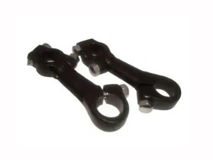 7/8" Black Red Hunter Girder Fork Handlebar Clamps For Ariel Bikes # - Bild 1 von 6