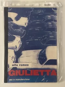 Libretto uso e manutenzione Alfa Romeo GIULIETTA - Foto 1 di 1