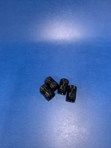 🔥4x Black Tire Valve Stem Logo Caps Covers For Mustang GT Cobra Shelby - Picture 1 of 3
