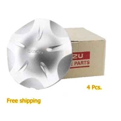 Tapacubos Centro ISUZU D-Max V-cross 17" Juego 4X Cubierta Original Rueda Plateada PICK-UP Foto 1 de 4