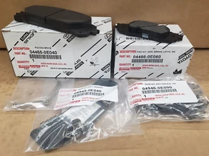 JUEGO DE PASTILLAS DE FRENO Y CUÑAS DELANTERAS Y TRASERAS DE FÁBRICA LEXUS 2016-2019 RX350 RX450H - Imagen 1 de 1