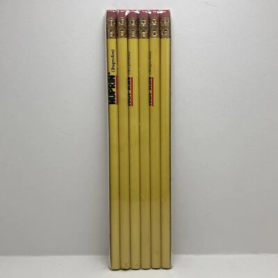Lote de 6 lápices publicitarios farmacéuticos de colección lápices de ibuprofeno Nuprin sellados de fábrica Foto 1 de 4