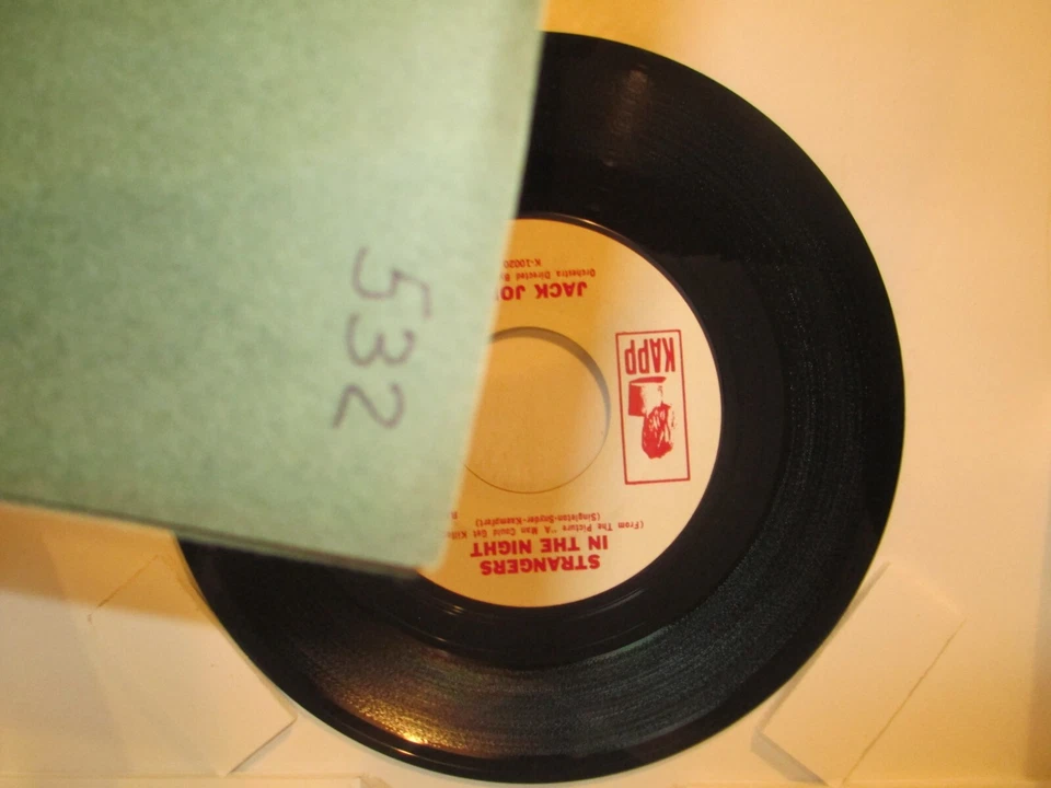 K-755 Jack Jones KAPP Records Promo Copy  45 RPM Record   532B35 - Image 1 of 3