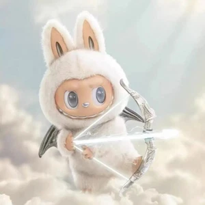 Angel Lulabu peluche bianco ali argento 17 cm - Foto 1 di 4