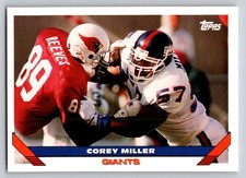 1993  Topps #353 Corey Miller New York Giants