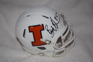 BRET BIELEMA ILLINOIS FIGHTING ILLINI SIGNED MINI HELMET W/COA - Picture 1 of 3
