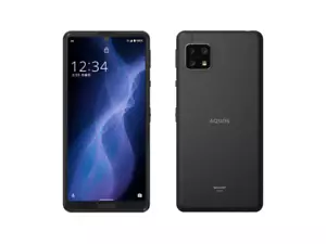 SHARP AQUOS sense5G SHG03 Black SmartPhone Android Unlocked JAPAN NEW - Picture 1 of 8