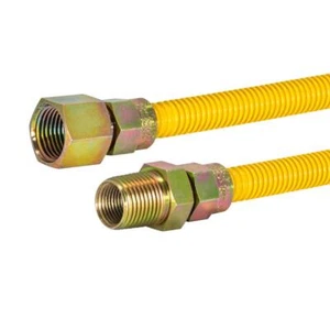 BrassCraft CSSD54-48 P Stainless Steel Gas Appliance Connector 48 L in. - Picture 1 of 1