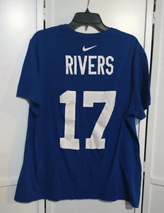 Pre Owned The Nike Tee Philip Rivers #17 Indianapolis Colts Blue/White T-Shirt - Picture 1 of 7