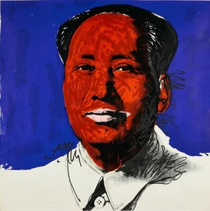 ANDY WARHOL Pop Art Poster or Rolled Canvas Print "MAO" Version "F" - Picture 1 of 1