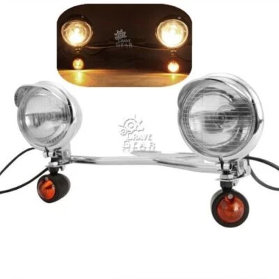 Passing Signals Light Bar For Honda VT Shadow Ace Aero Classic 500 700 750 1100 Foto 1 de 4