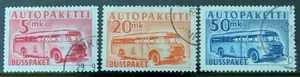 Finland 1952/54 Parcel Post 3 values to 50m SG P507/9 Used cat £25 - Picture 1 of 1