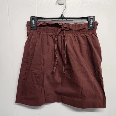 Falda Express Mujer Talla 2 Bolsa de Papel Cintura Cordón Informal Bolsillos Mezcla Nylon Foto 1 de 4