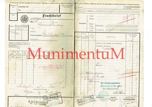 Lettera di vettura fratelli A. & O. Huff BERLINO Melkendorf BENZINA braciere Doos #146 - Foto 1 di 2