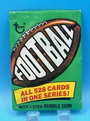 1974 Topps Football Factory Sealed 2-Card Wax Pack Harris Greene Hayes Simpson - Image 1 of 2