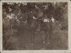 Foto soldato tedesco a cavallo, caporale Zumüller, I. Foota. Rgt... - 4941594 - Foto 1 di 2