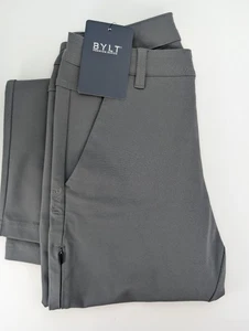 BYLT Herren Hose Grau Größe 30 Anthrazit Everyday Pant 2.0 - Struktur Slim Fit - Bild 1 von 5