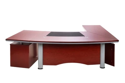 Büromöbel Chef Schreibtisch Berlin XXL links 2,6 m Eckschreibtisch Büro Tisch - Bild 1 von 4