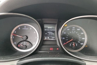 2015-2016 Santa Fe оригинальный спидометр указатель кластер 91K миль Hyundai - Изображение 1 из 4