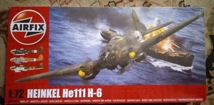Airfix Heinkel He111 H-2 Maßstab 1:72 Flugzeug Plastik Modellbausatz Brandneu  - Bild 1 von 3