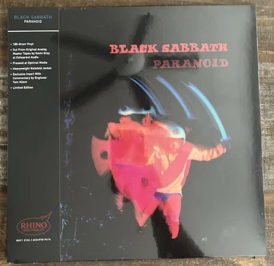BLACK SABBATH : PARANOID (2025) RHINO HIGH FIDELITY 180G SEALED VINYL w/OBI - Image 1 of 4