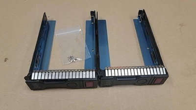 2pcs HPE Original 651314-001 3.5 HDD DriveCaddy For HP DL360p DL380p DL380 G8 G9 - Image 1 of 2
